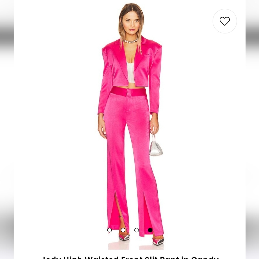 Jody High Waisted Front Slit Pant